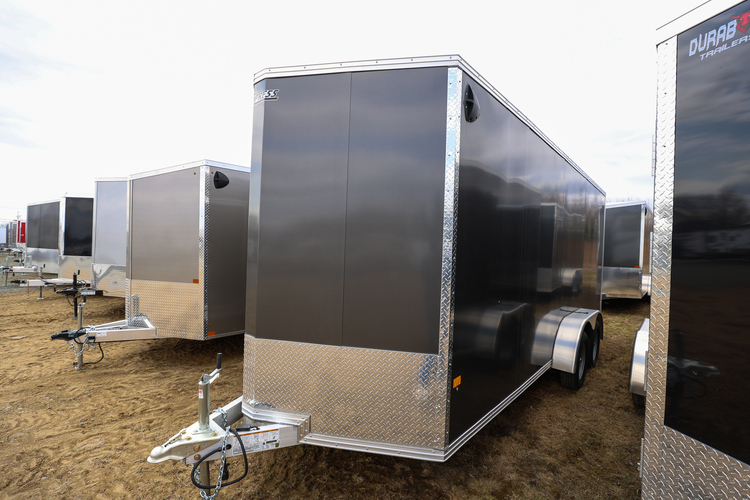 2023 ALCOM XPRESS 7X18 IF CARGO TRAILER - Charcoal