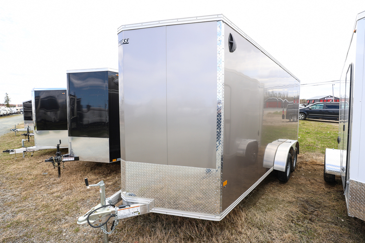 2023 ALCOM XPRESS 7X18 IF CARGO TRAILER - Silver