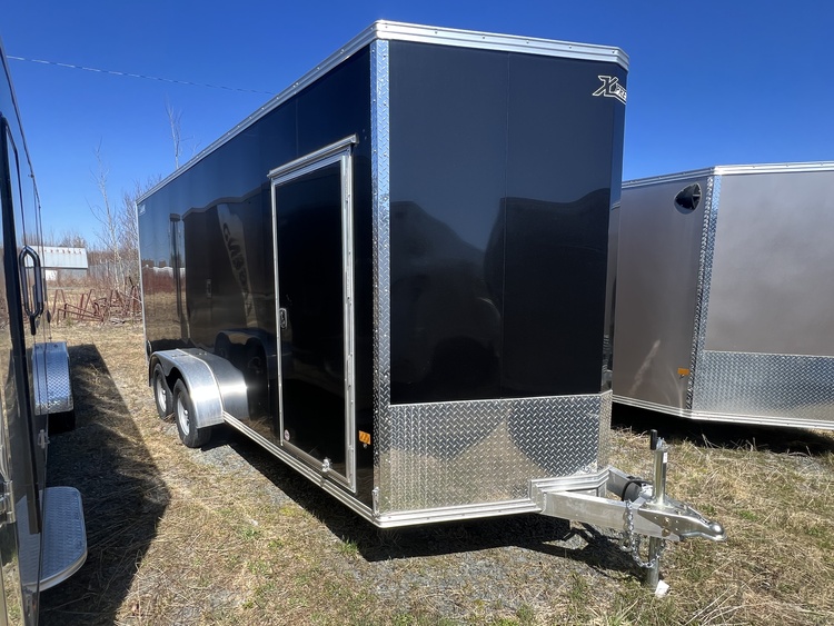 2024 ALCOM XPRESS 7X18 IF CARGO TRAILER - Black