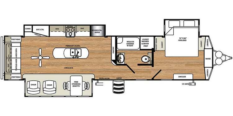 2019 FOREST RIVER SANDPIPER DESTINATION 393RL